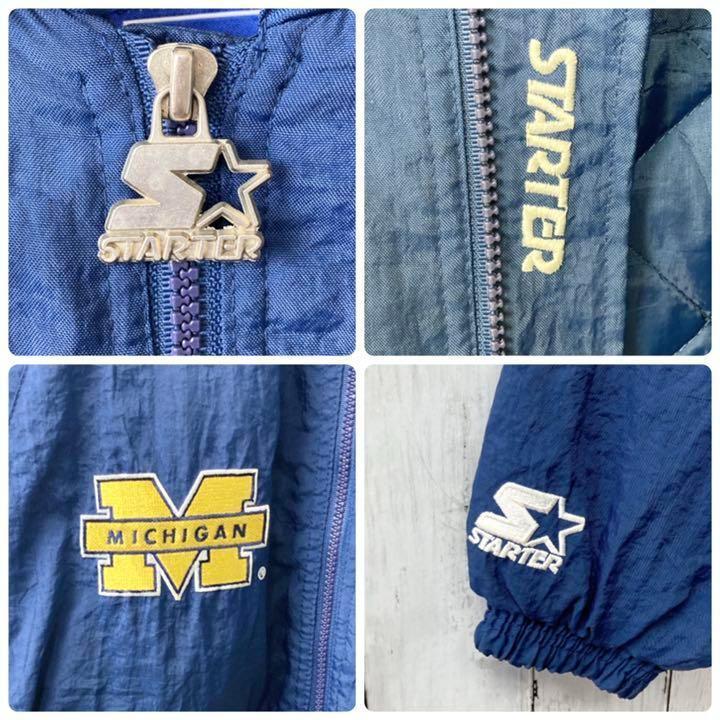 在庫通販 希少US古着スターターカレッジロゴナイロンジャケット刺繍ロゴ90sa01014 wzPId-m26728279650 新作本物保証