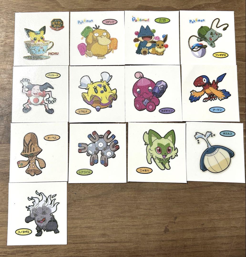 ポケモンパンシール13枚（デコキャラシール） - メルカリ