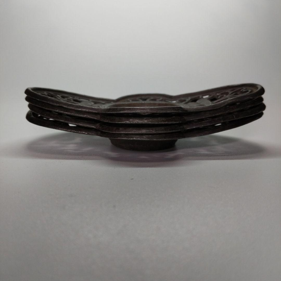 古錫 唐物 張廣 茶托4客 中国美術 煎茶道具 骨董品 - メルカリ 古錫 唐物 張廣 茶托4客 中国美術 煎茶道具 骨董品 - メルカリ