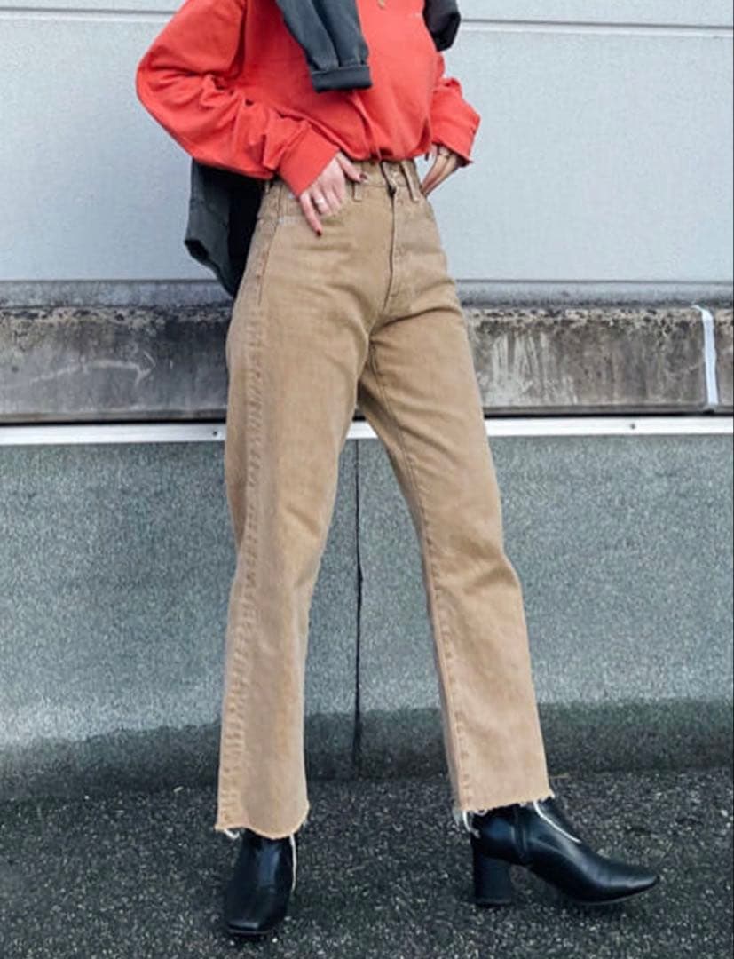 カットオブストレートデニム