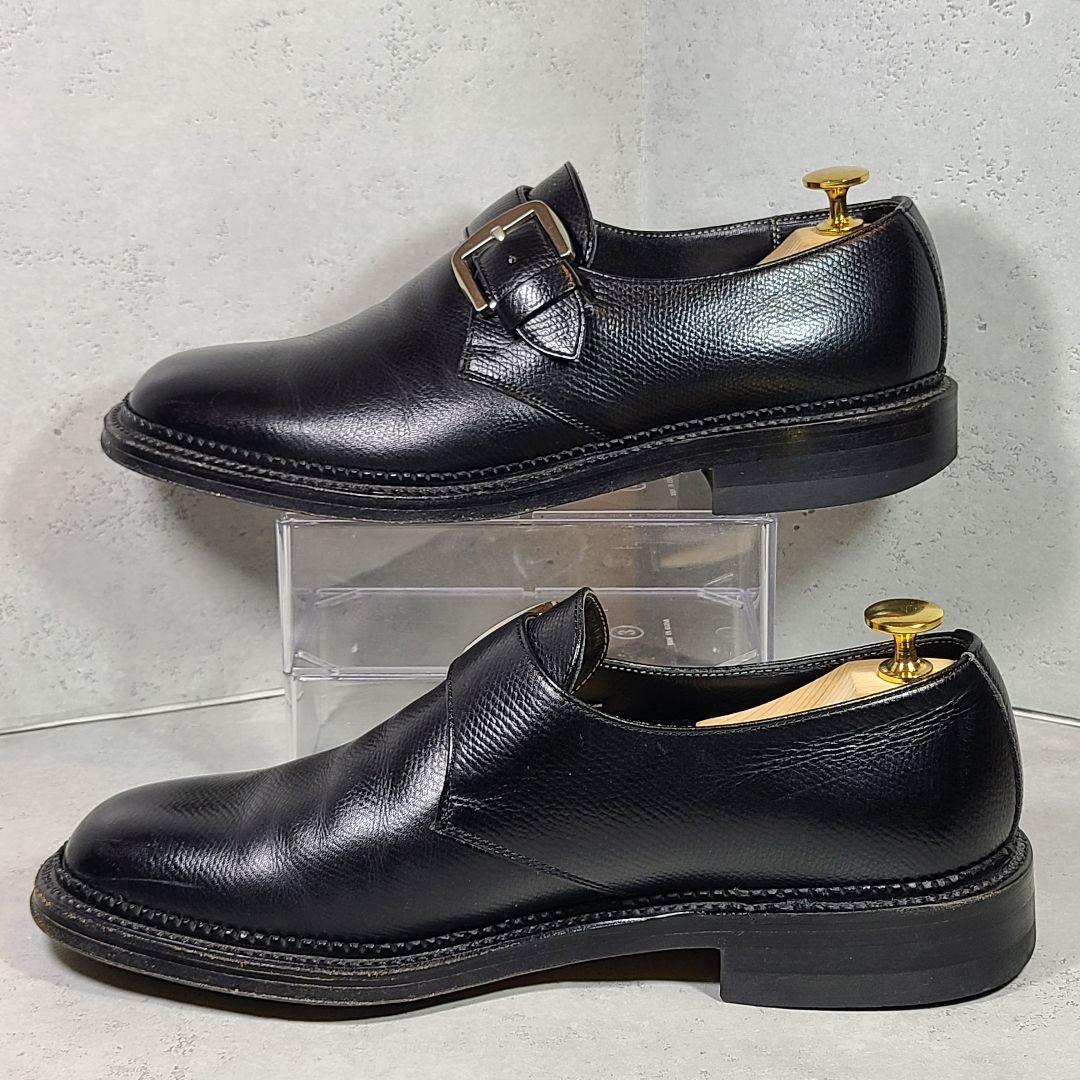 REGAL】リーガル シングルモンク 2321 レザーソール シボ革 黒 REGAL】リーガル シングルモンク 2321 レザーソール シボ革 黒