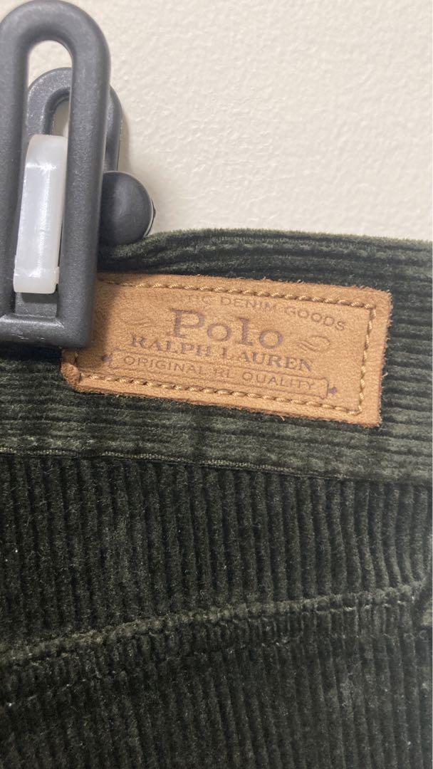 現行　美品　polo ralph lauren コーデュロイ　グリーン
