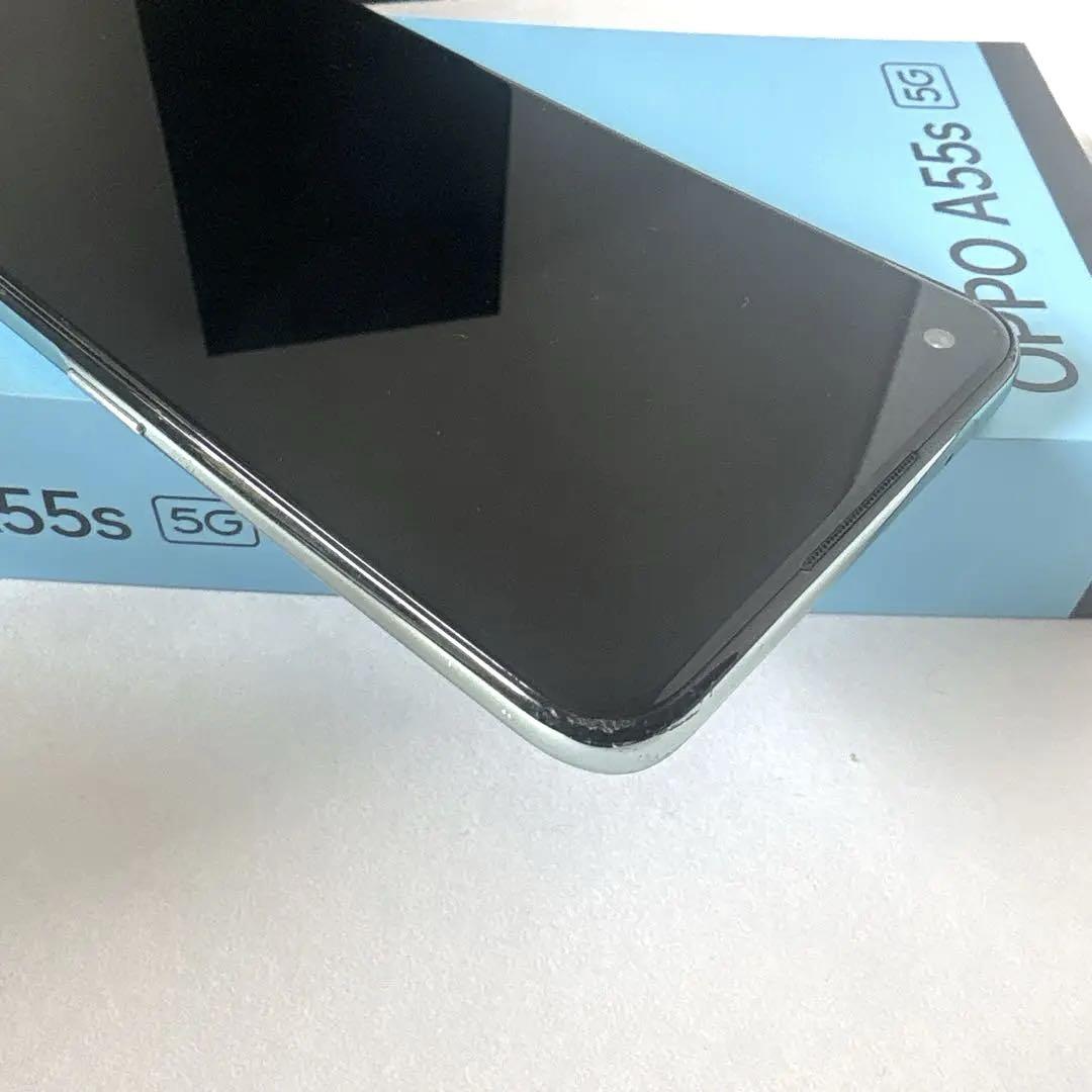 OPPO A55S 5G グリーン スマートフォン本体