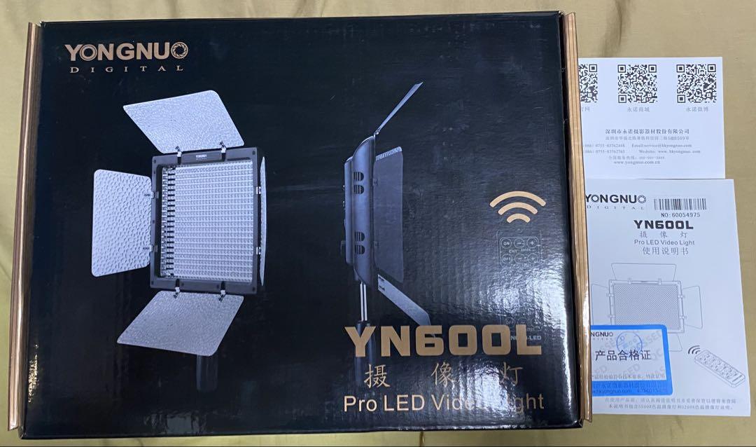 YONGNU製 600球 LED 撮影用ライト