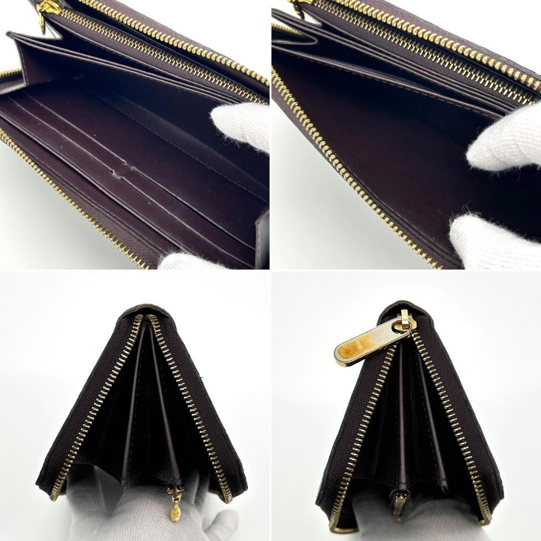 Louis Vuitton 財布 ヴェルニ アマラント ジッピーウォレット