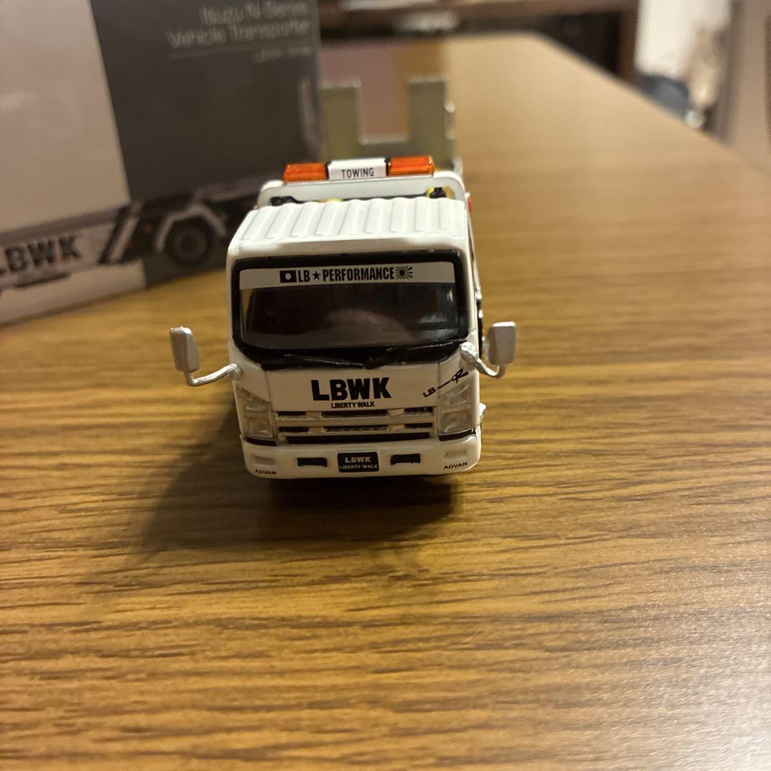 ミニgt 車両積載車 LBWK ホワイト