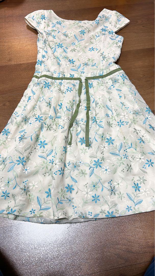 TOCCA 花柄刺繍 ノースリーブワンピース 120 TOCCA】花柄ノースリーブワンピース - メルカリ