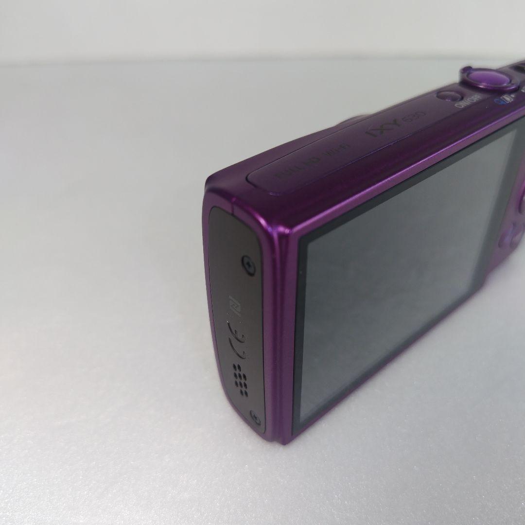 美品 Canon IXY 630 パープル Wi-Fi機能付 簡単スマホ転送