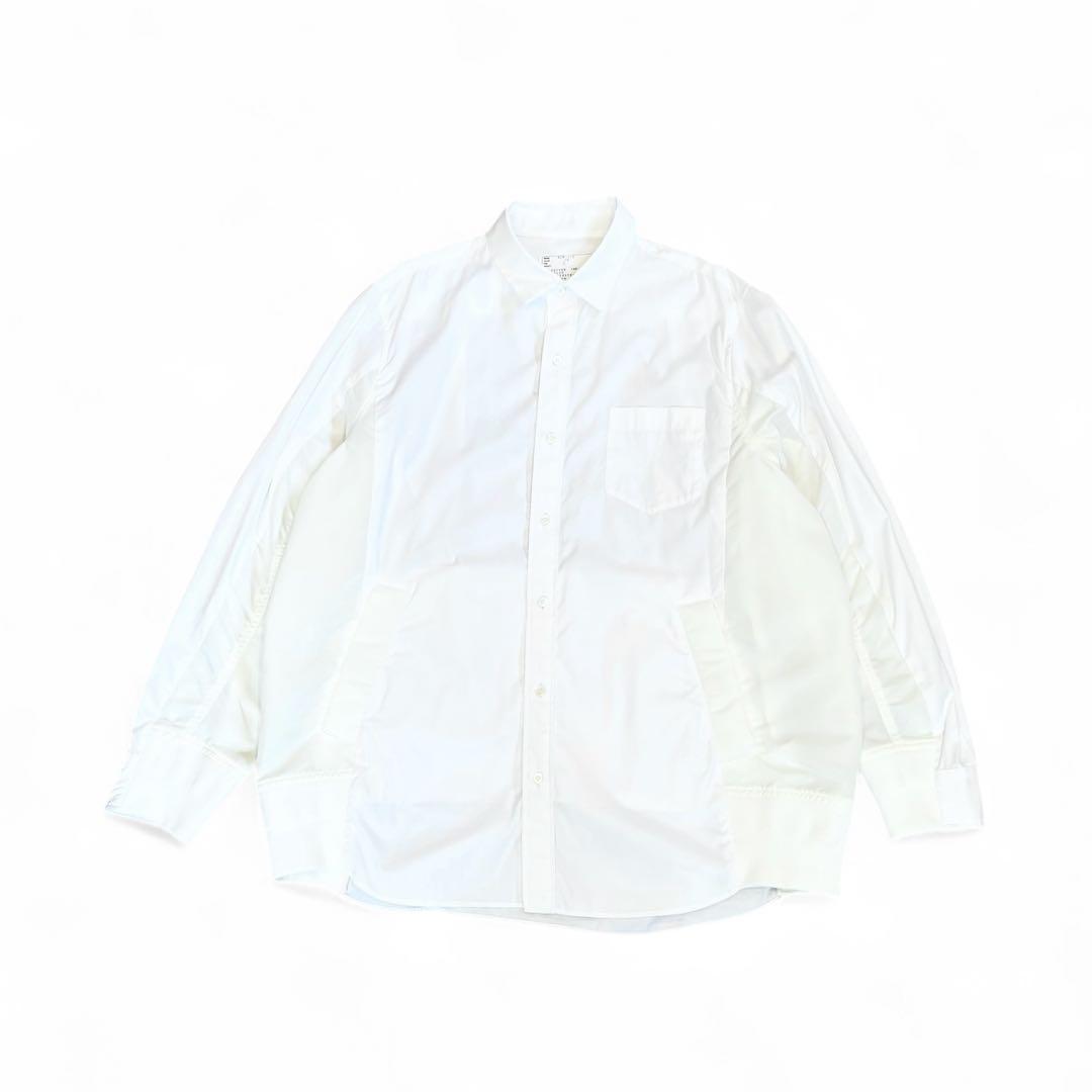 すぐ届く!sacai Cotton Poplin Pullover コットンポプリンシャツ SACAI Cotton Poplin Shirt コットンポプリンシャツ - メルカリ