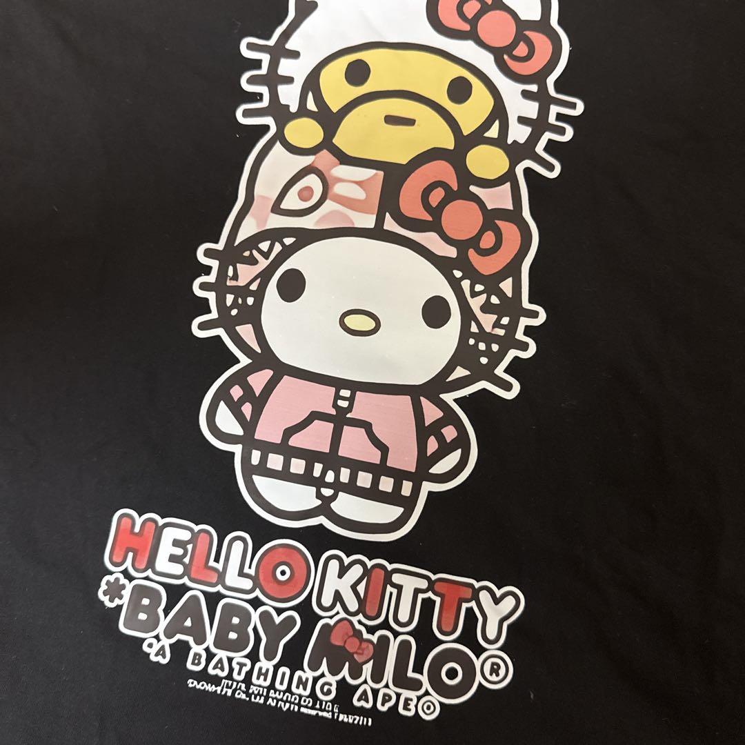 BAPE x Hello Kitty Baby Milo Tee White Men's - FW24 - US