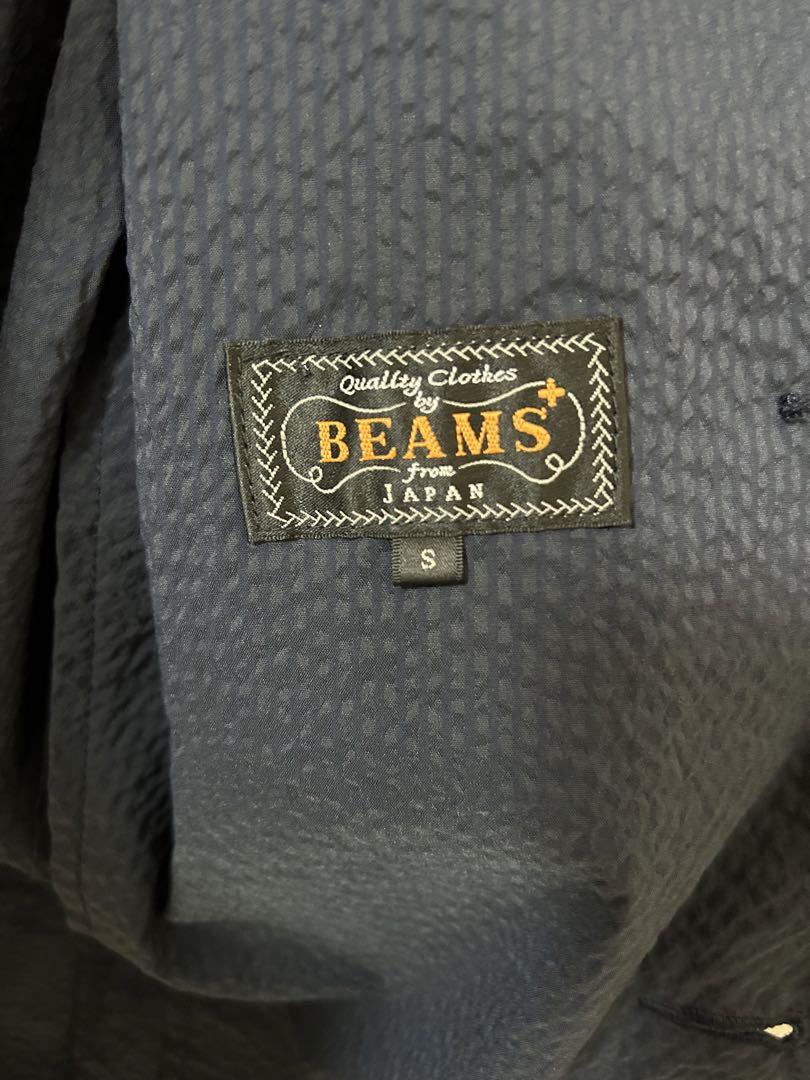 Beams Japan ネイビー シアサッカージャケット