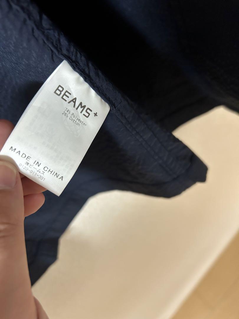 Beams Japan ネイビー シアサッカージャケット