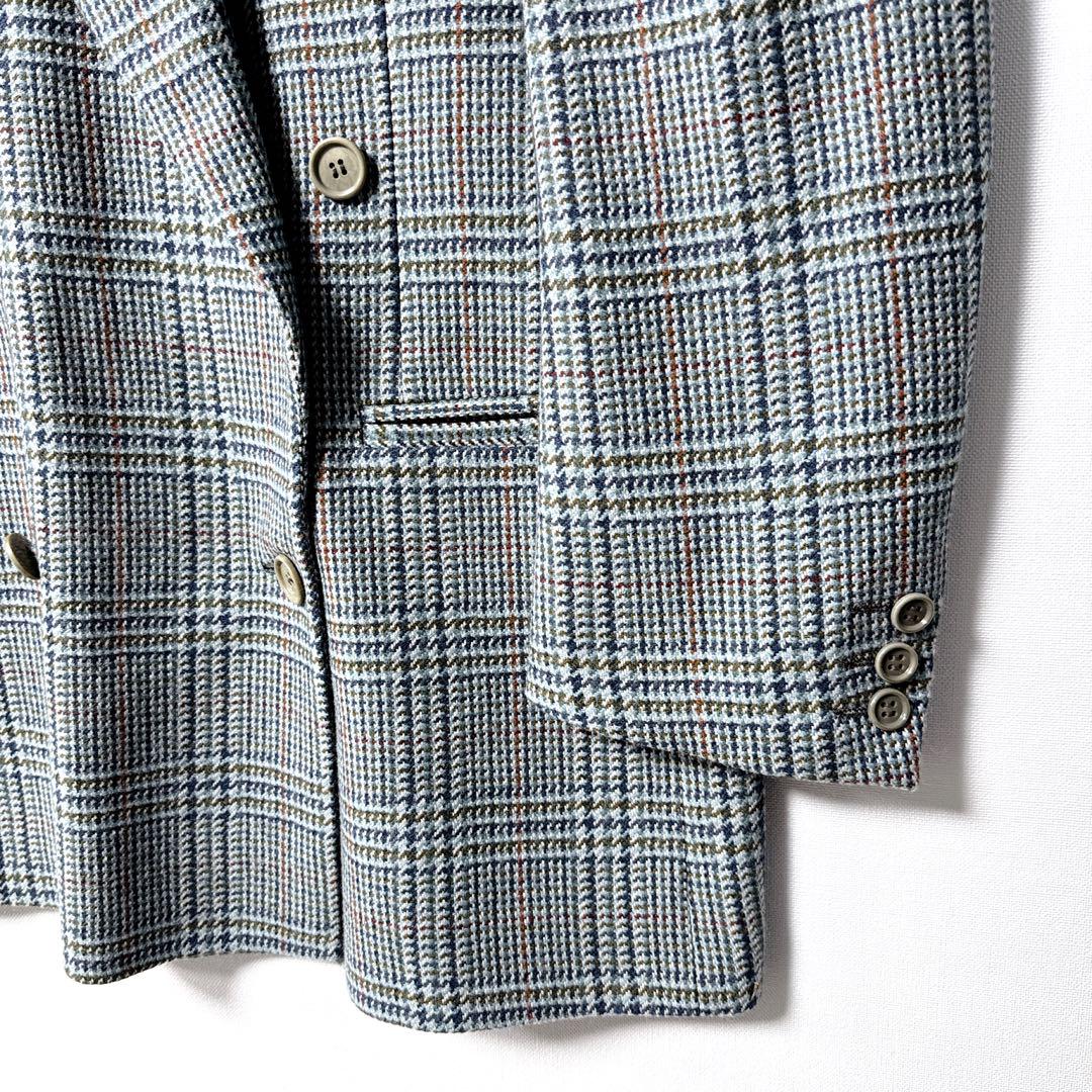 定価62800伊ブランド NINO DANIELI カシミヤ混 テーラードJKT 大きいサイズ】NINO DANIELI テーラードジャケット カシミヤ混