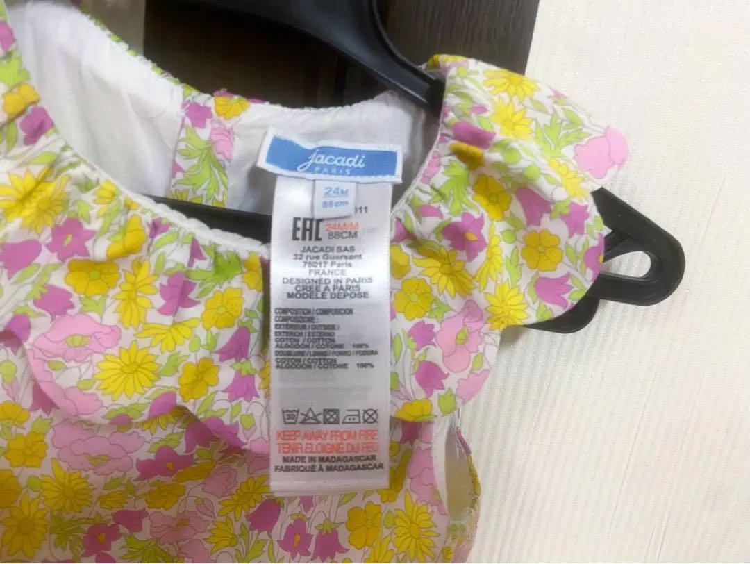 SALE】JACADI ジャカディ リバティワンピース 24M/88cm