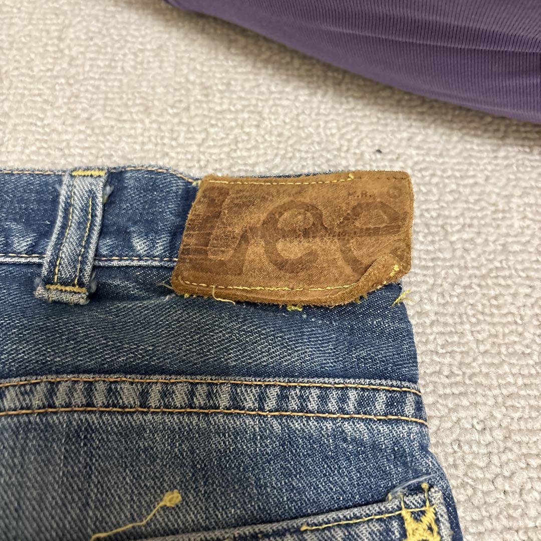極上！60’s Lee 101Z サイド黒 片耳 W36 当て布 センター赤黒