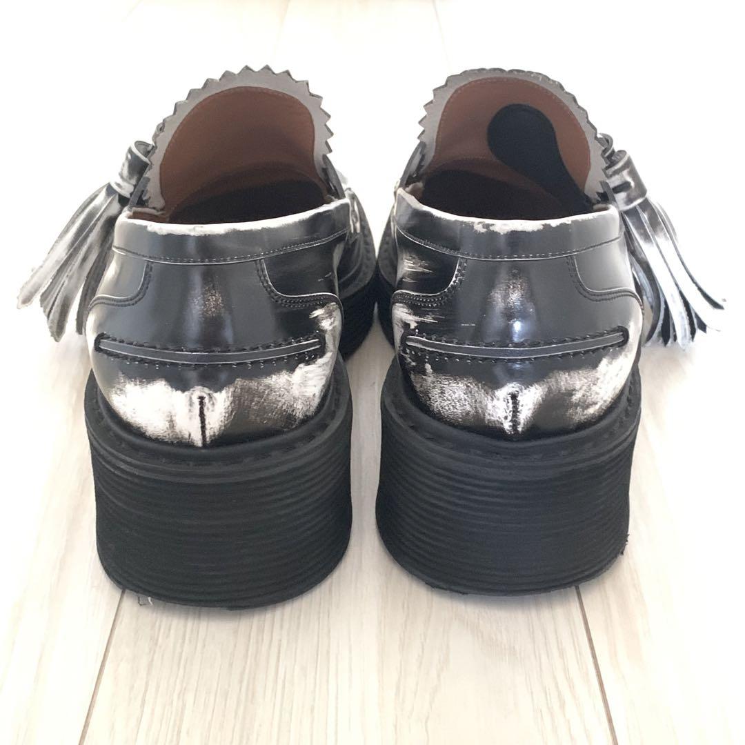 MARNI レザー オーバーサイズソ―ル ローファー | NET-A-PORTER