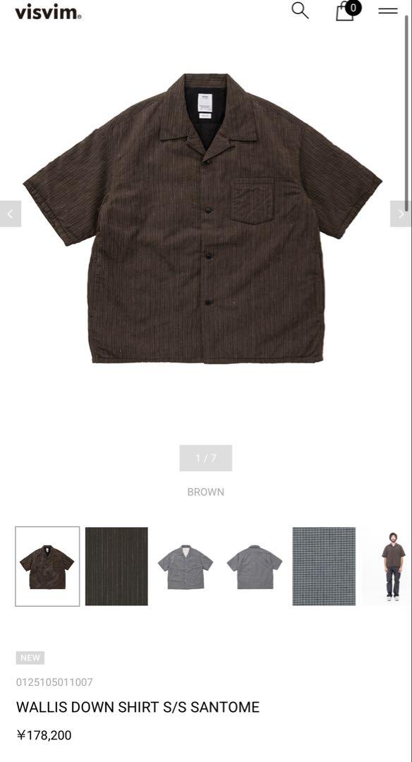 visvim WALLIS DOWN SHIRT S/S SANTOME 3