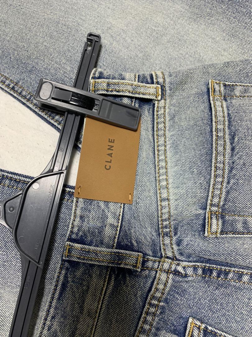 新品 CLANE SECOND DENIM PANTS アイスブルー サイズ1