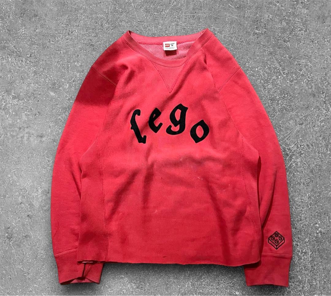 00's LEGO リバースウィーブ スウェット　前V LEGO レゴ 00\u0027s リバースウィーブ スウェット 前V フロッキー