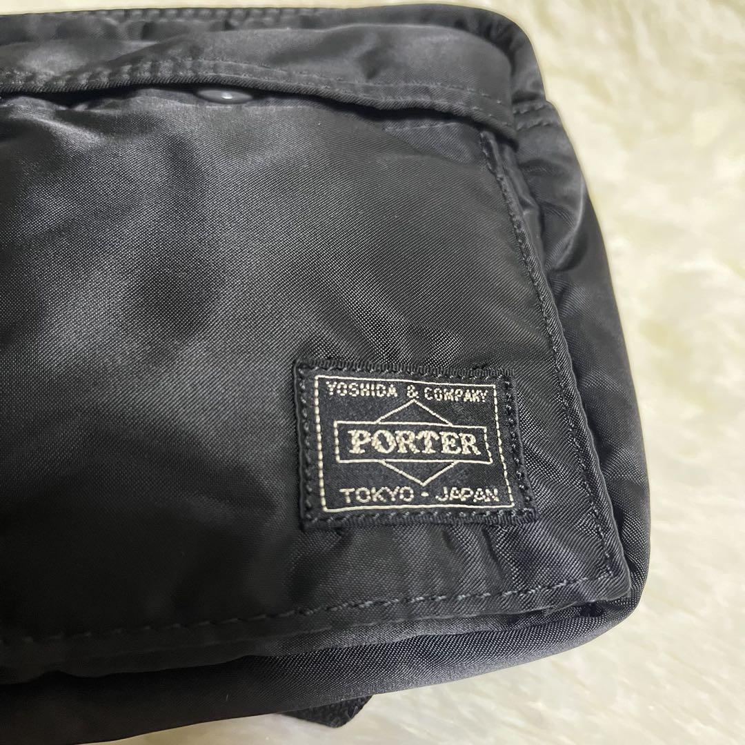 ポーター　タンカー　ウエストバッグ　ブラック　PORTER