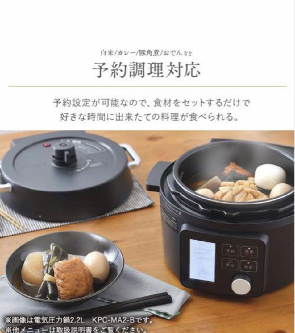 ★美品★アイリスオーヤマ 電気圧力鍋 ヘルシープラス 3L
