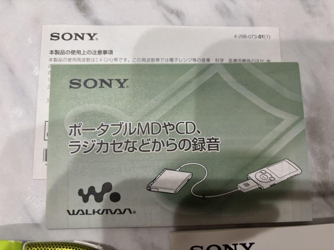 SONY NW-S764 6.86GB ウォークマン　ライムイエロー
