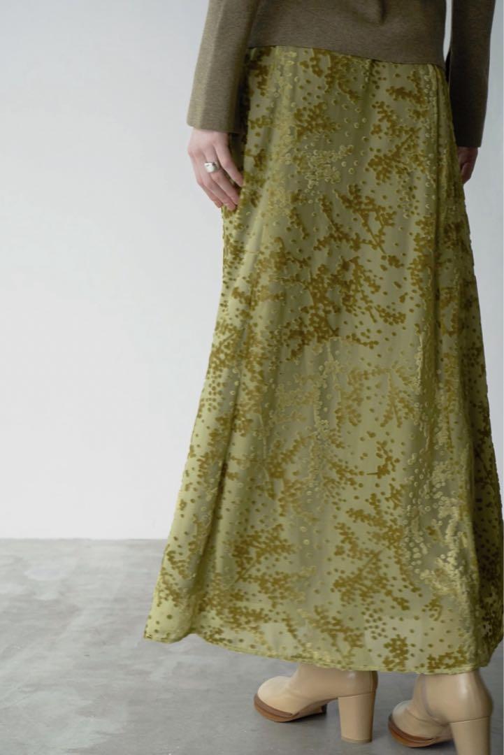 CLANE DOT OPAL FLARE SKIRTドットオーパルフレアスカート