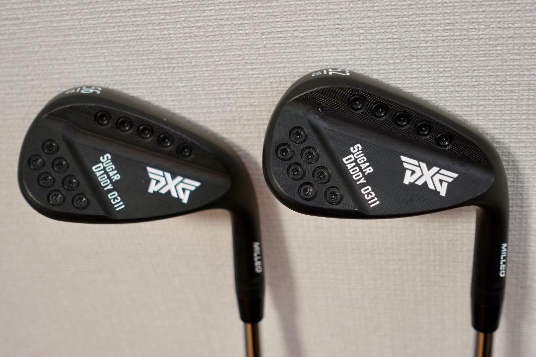 PXG 0311 SUGAR DADDY BLACK MILLED ウェッジ2本