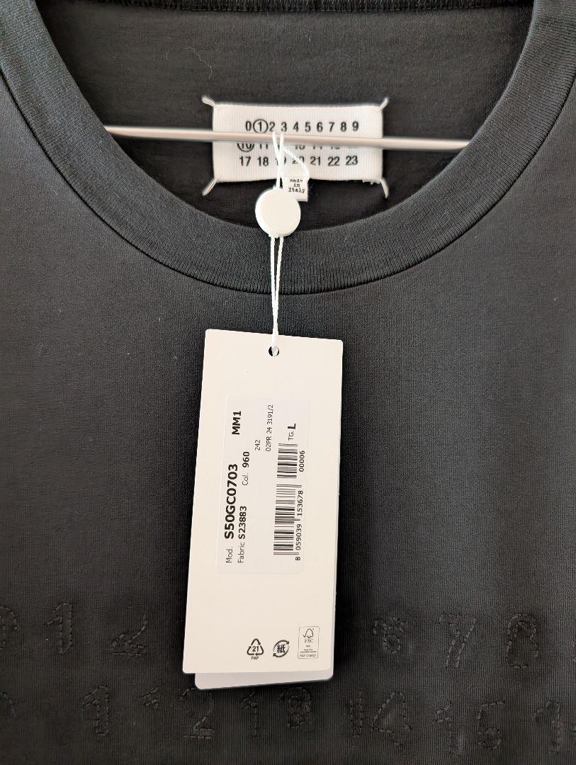 【新品正規品】Maison Margiela エンブロイダー ロゴ Tシャツ