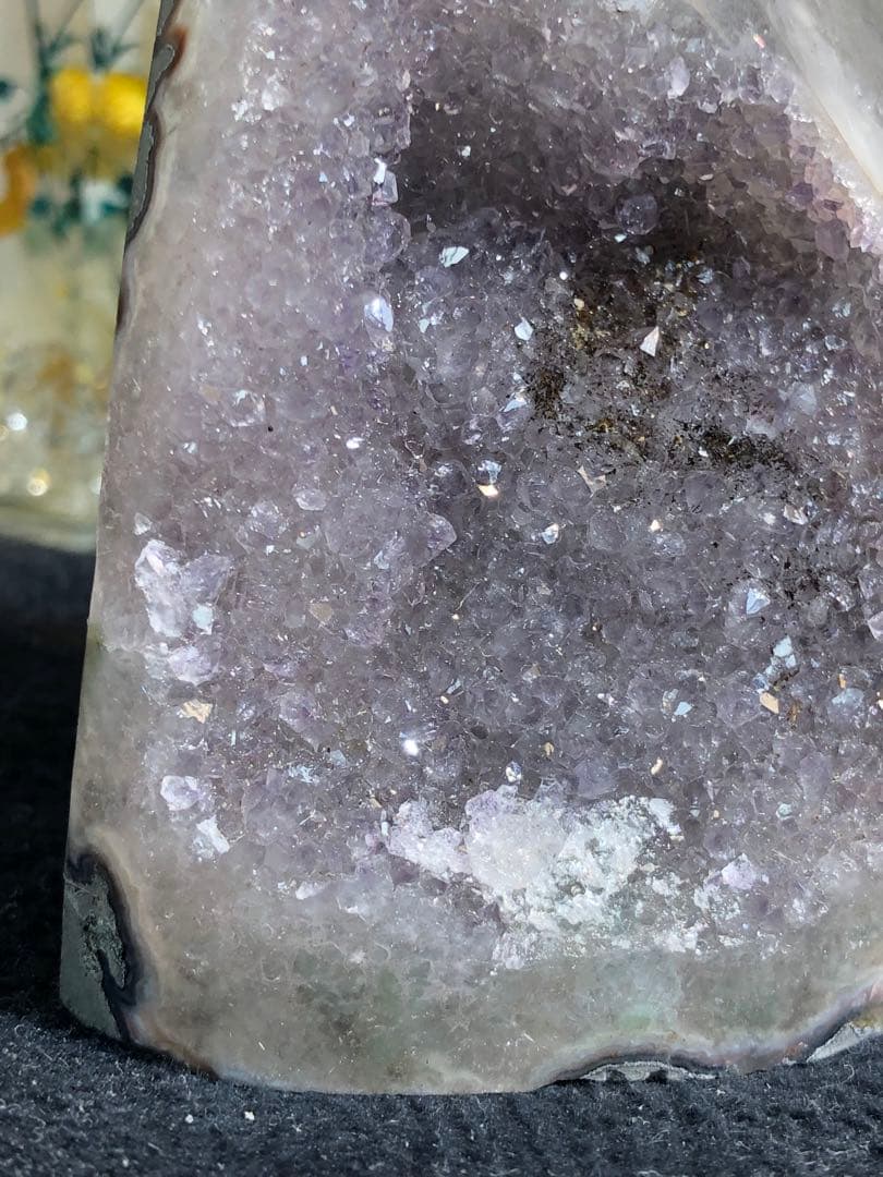 トップ 送料無料 高品質 ウルグアイ産 アメジスト 原石 ドーム 置物