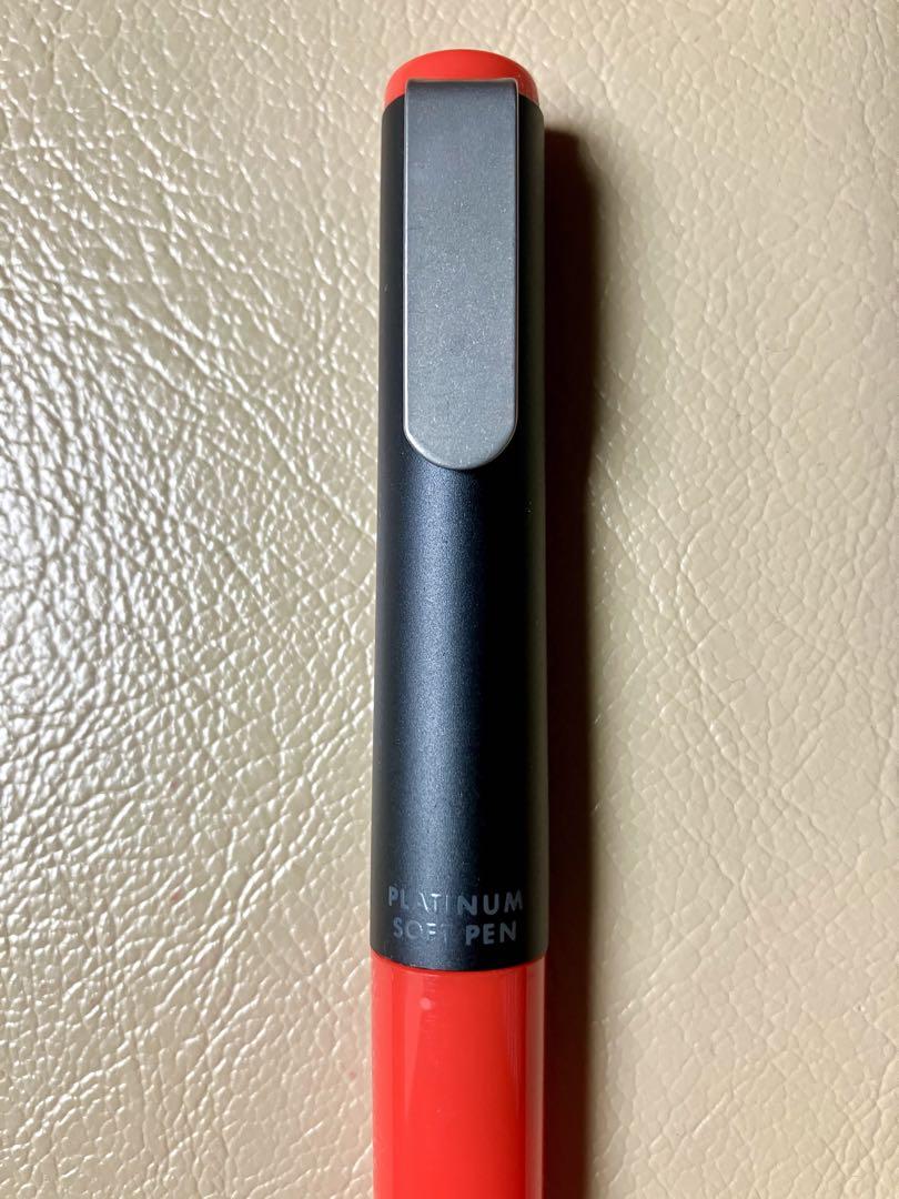 【旧型／未使用新品】PLATINUM プラチナ ソフトペン 採点ペン 赤軸