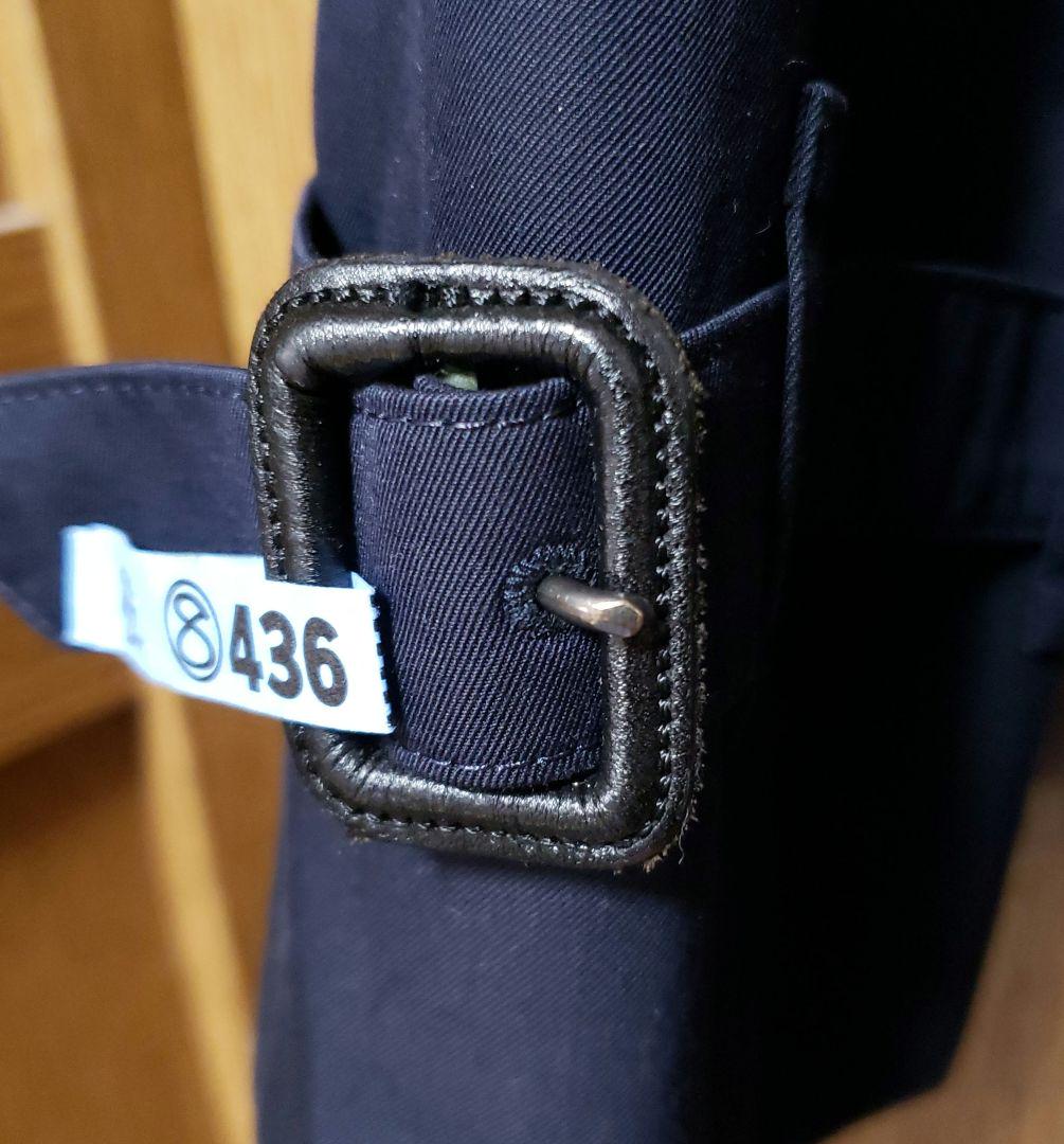 2XLサイズ　44　BURBERRY　トレンチコート　ネイビー　大きいサイズ