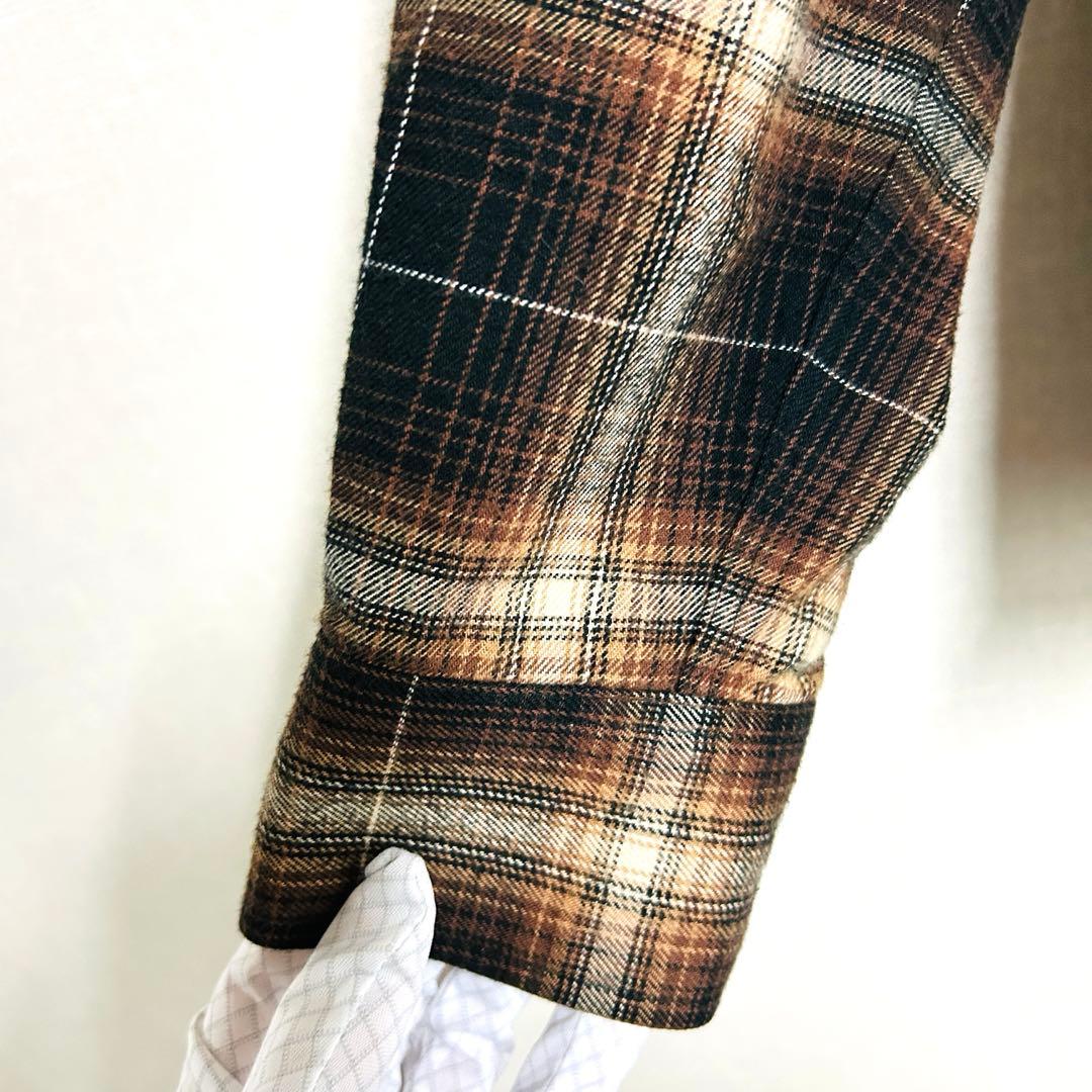 ひかげ23SS✨CELINE セリーヌ オンブレシャツ チェック エディ期 ひかげ様専用23SS✨CELINE セリーヌ オンブレシャツ チェック エディ期