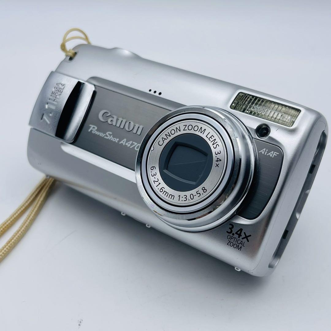 【美品動作確認済み】CANON POWERSHOT A470 PC1267 電池