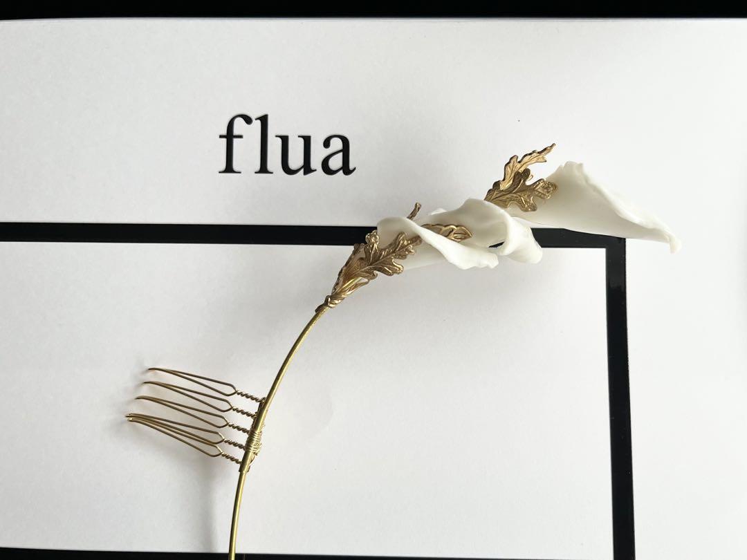 flua フルア【2way】flower haired ヘッドドレス ブライダル