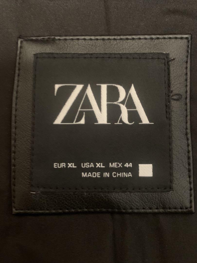 極美品】ZARA レザージャケット レーシング 肉厚ボンバー