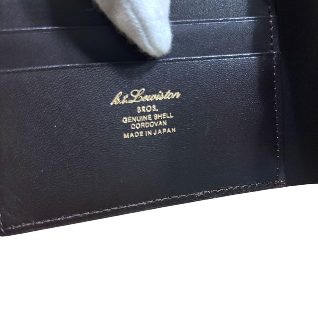 Ys ブラック レザー 二つ折り財布 yohjiyamamoto Yohji Yamamoto