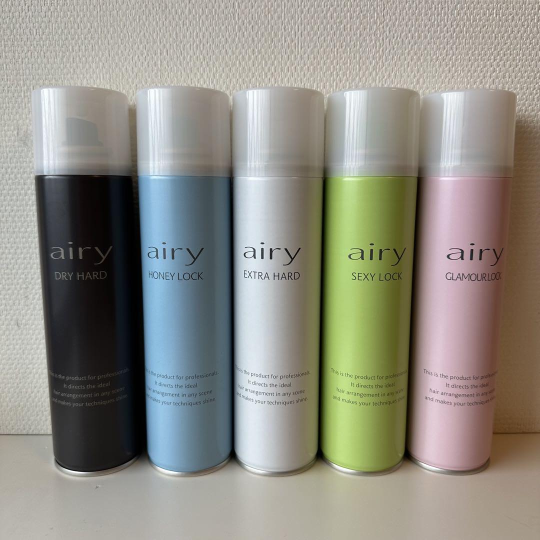 エアリーヘアスプレー　全種類5本セット