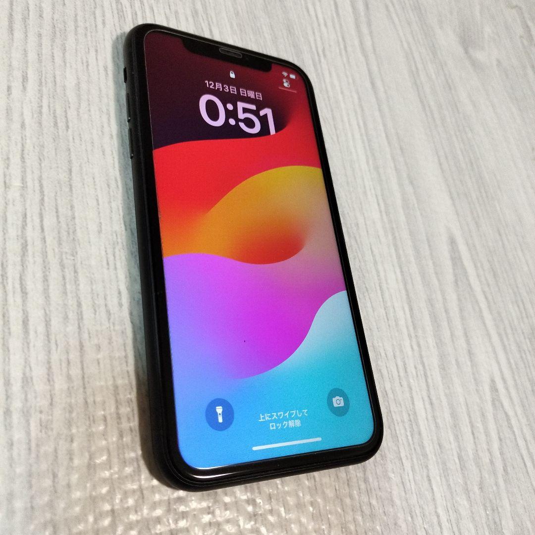 iPhoneXR 128GB black SIM free　純正