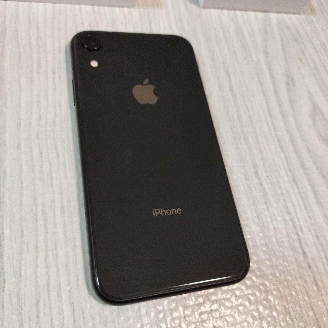 iPhoneXR 128GB black SIM free 純正 - スマートフォン本体