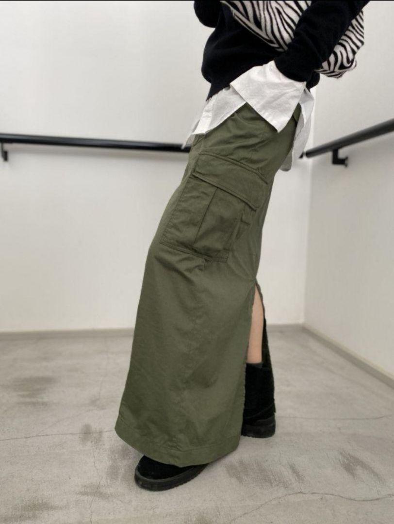 CIOTA　 Cargo Maxi Skirt