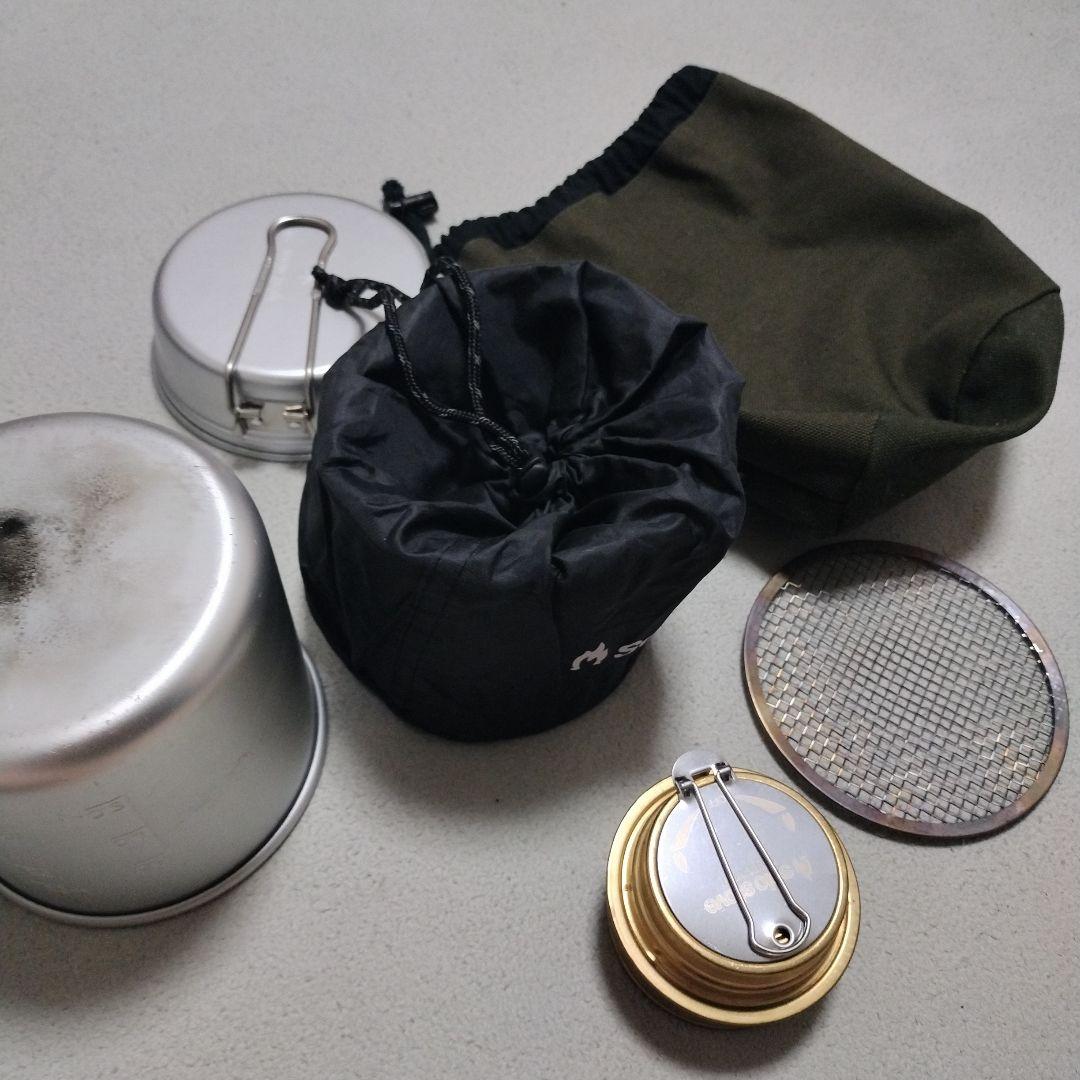 solo stove ライト　スノーピークトレック900 アルコールストーブ