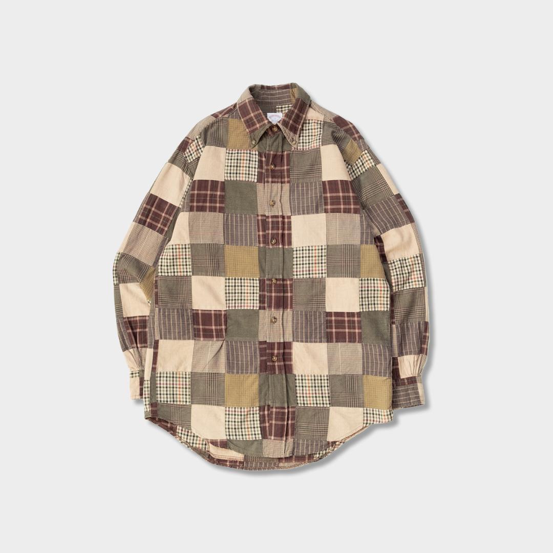 レア カラー　好配色　Brooks Brothers ブルックス　パッチワーク
