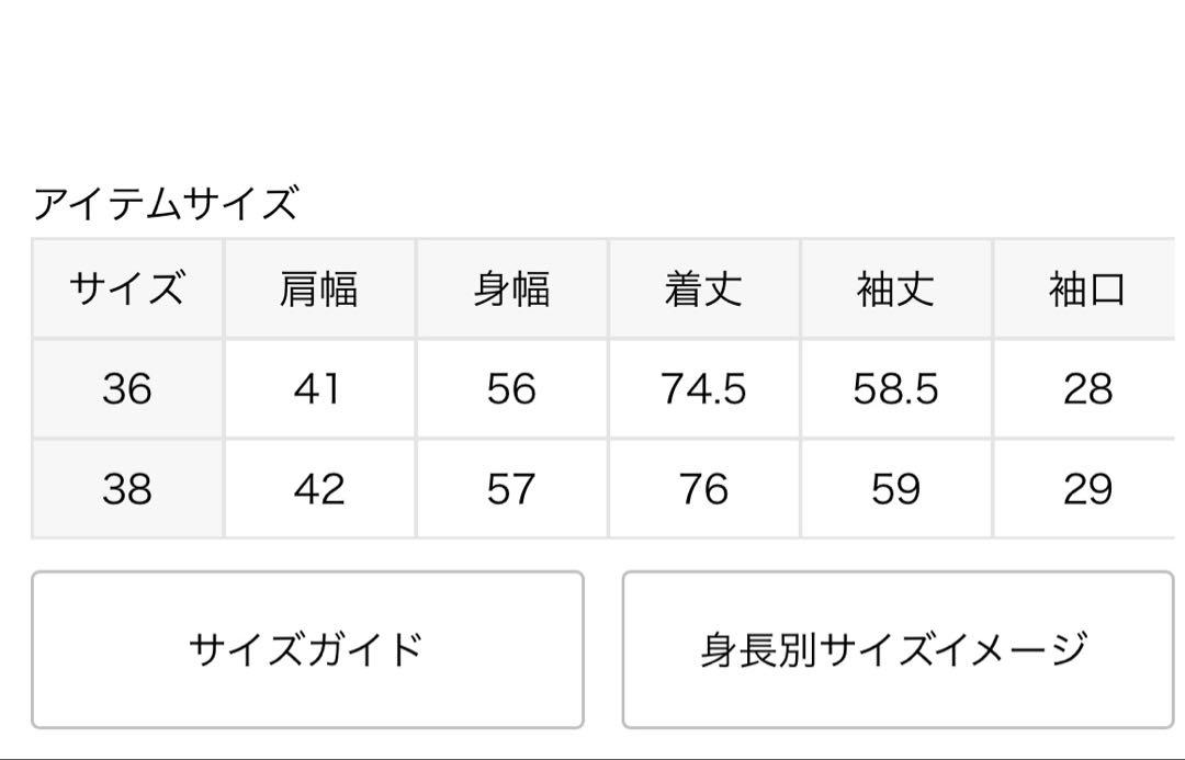 新品　IENAデニムBASICシャツ