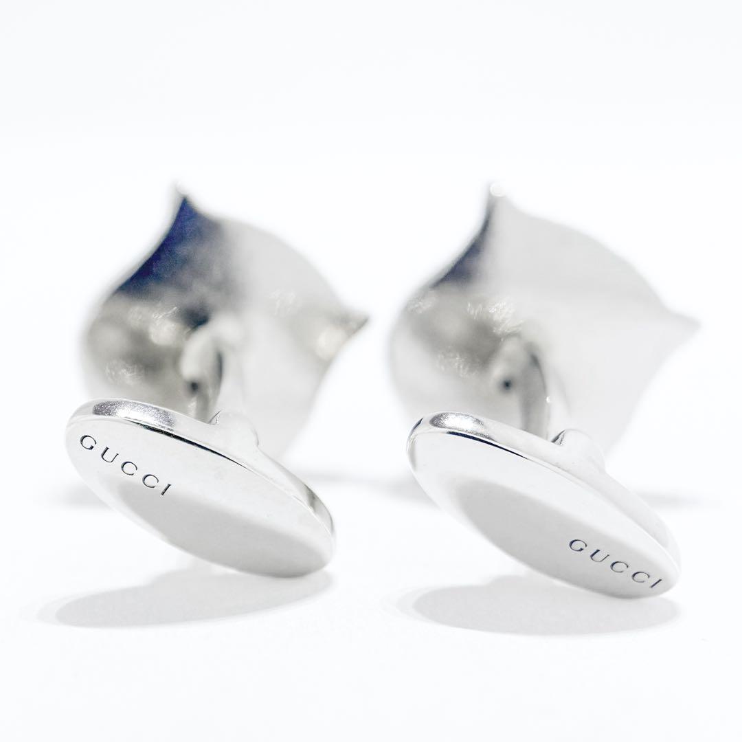 【美品】グッチ•カフリンクス ⚪︎GUCCI グッチ タイガー カフス カフリンクス シルバー 925