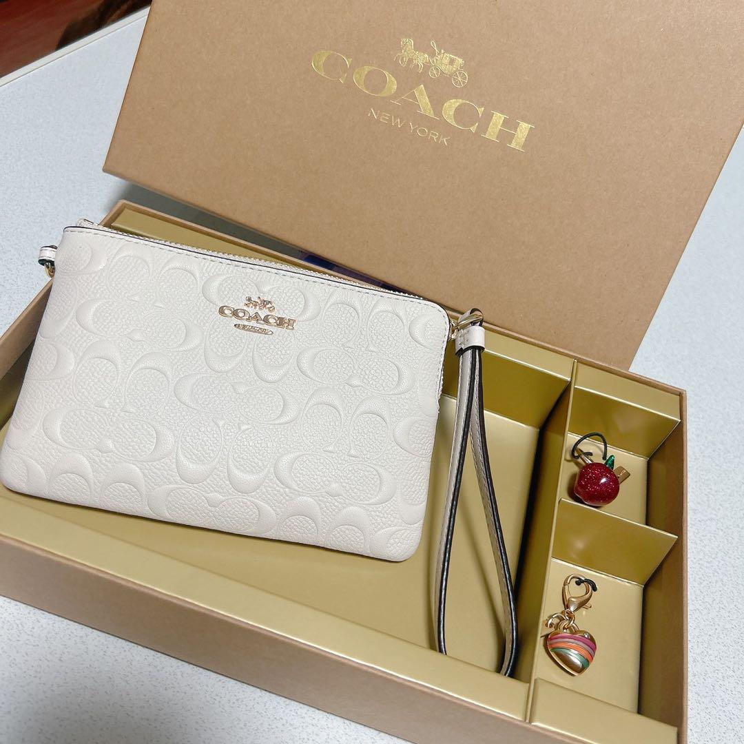 新品未使用★COACH コーチ 財布 ポーチ リストレット シグネチャー デニム 公式】COACH – コーチ | スモール リストレット・シグネチャー