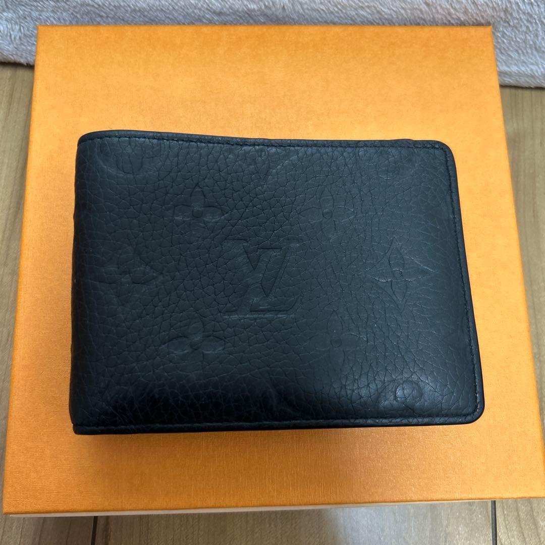 Louis Vuitton ブラック 二つ折り財布