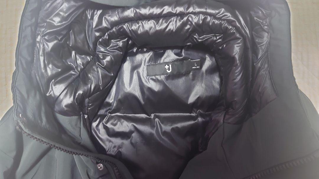 ♡★SALE★【新品】ユニクロ+Jハイブリッドダウンオーバーサイズパーカ☆Ｌ