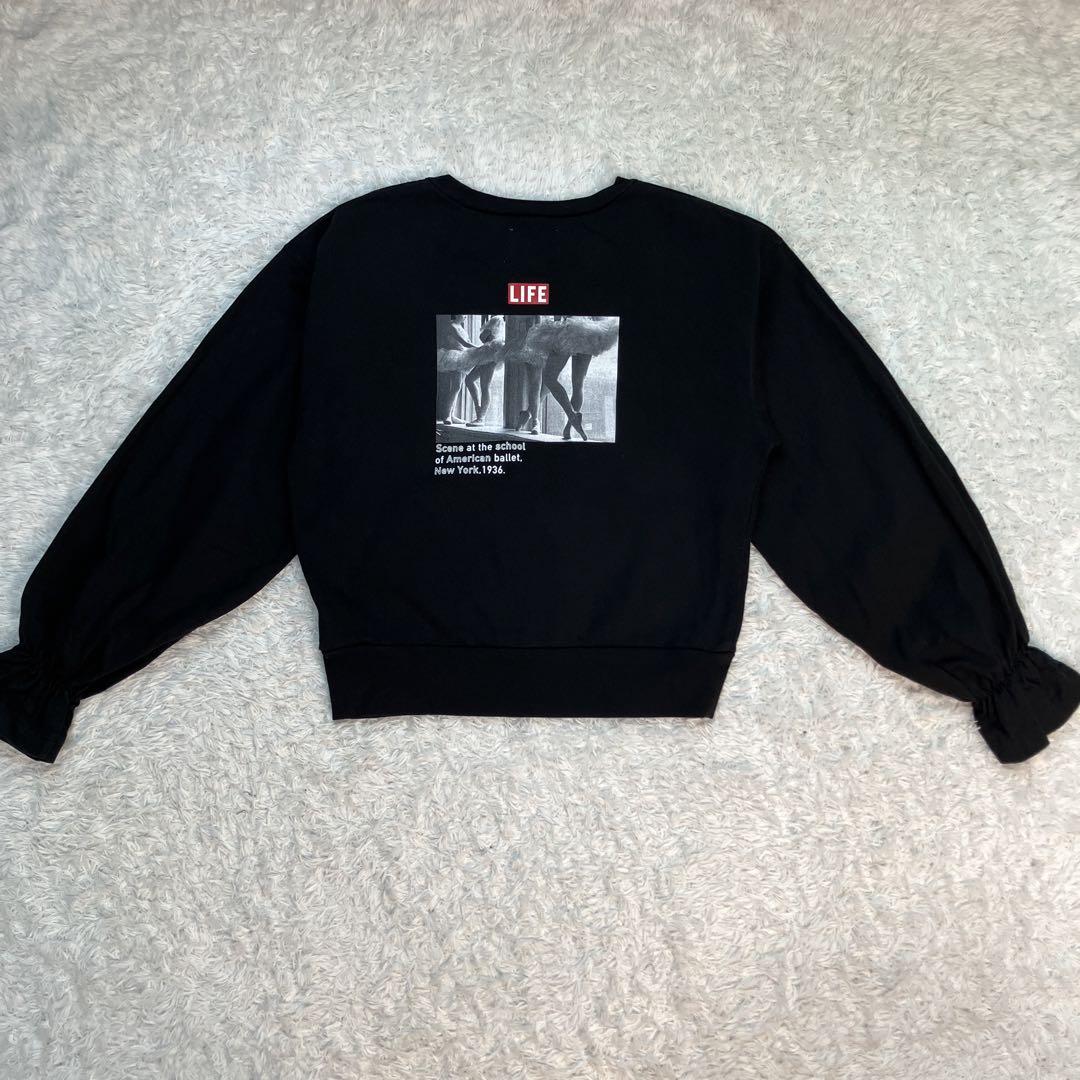 トップス Ameri LIFE BALLERINA PUFF LONG TEE black