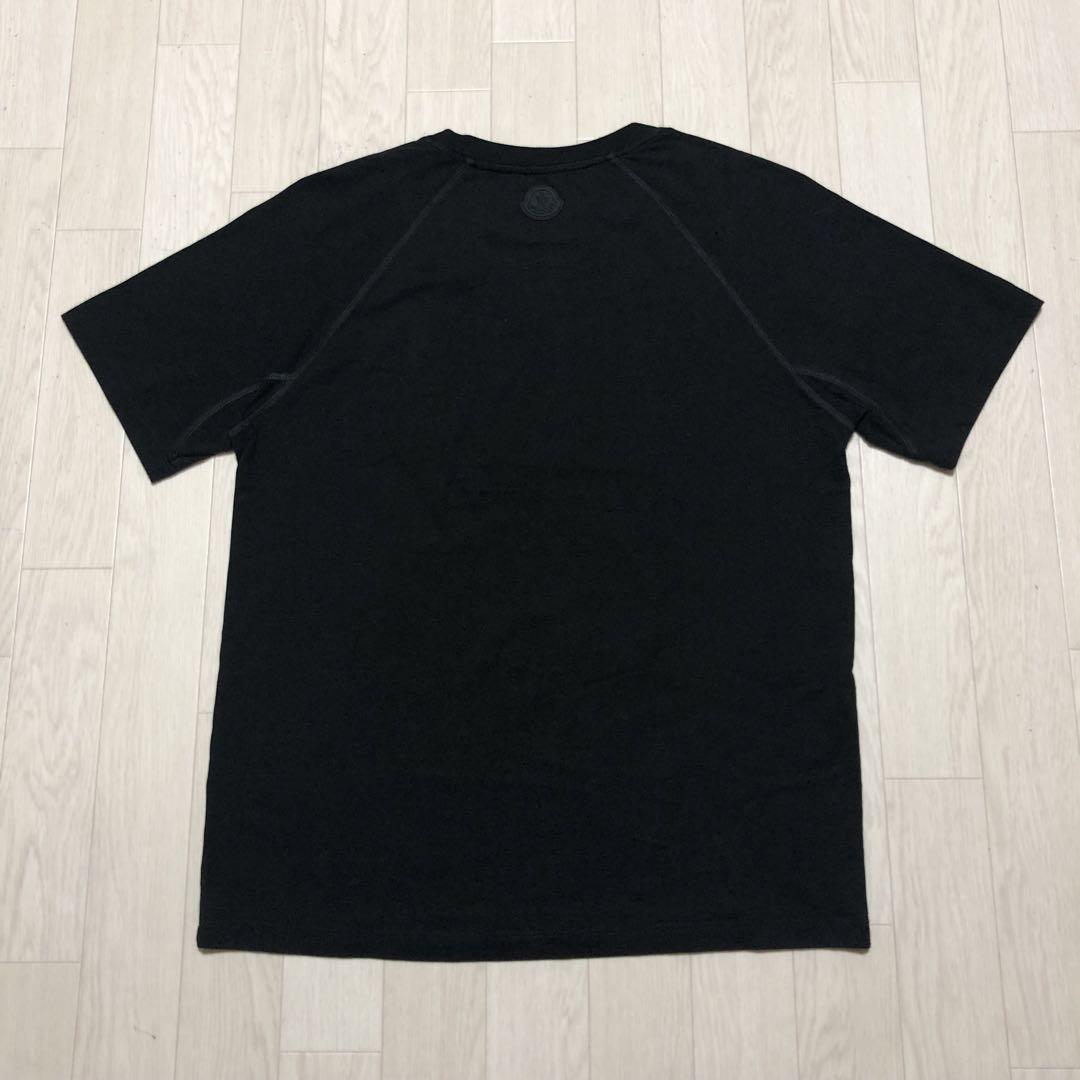 新品同様　モンクレール　ロゴ　Tシャツ　ブラック　S 国内正規品 4S350